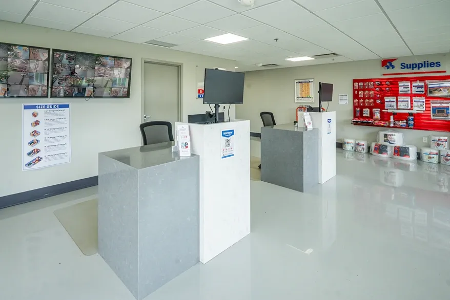 Front office at Devon Self Storage in Racine, WI
