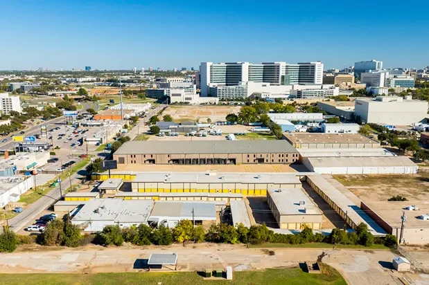 Aerial view of Devon Self Storage - Plantation Road