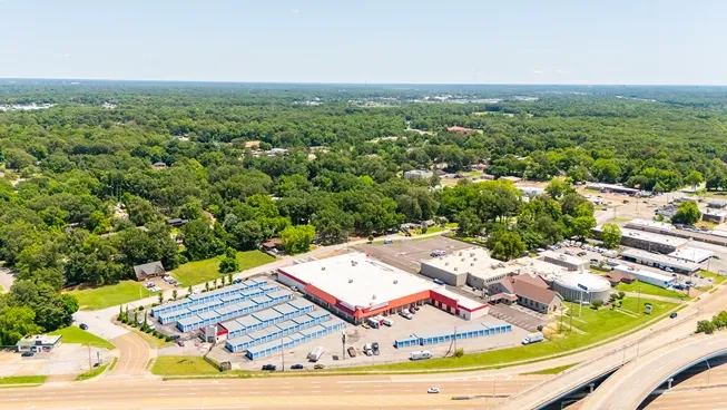 Birds eye view of 3040 Austin Peay, Memphis, TN 38128 Self Storage Facility