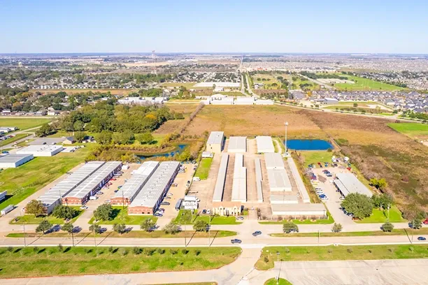 Devon Self Storage in Katy, TX drone view