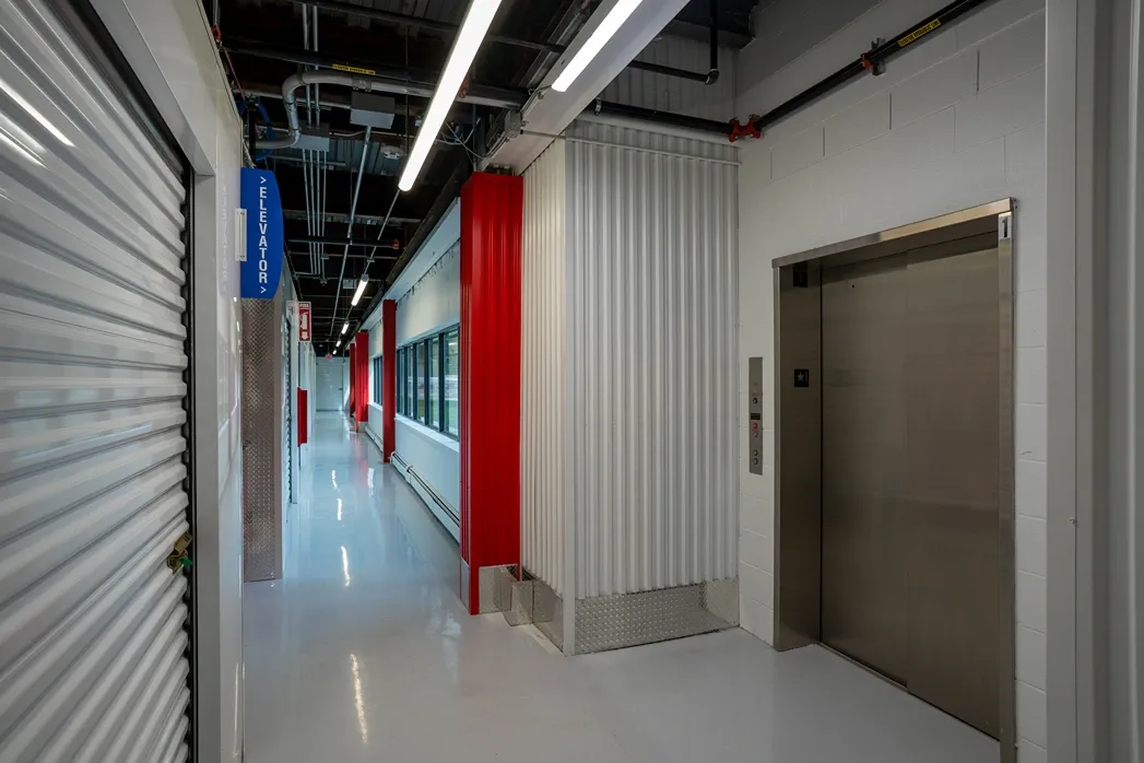 Interior view of Southfield Michigan Self Storage with indoor storage units
