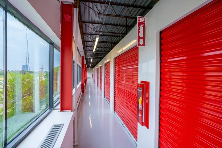 Interior view of Southfield Michigan Self Storage with indoor storage units