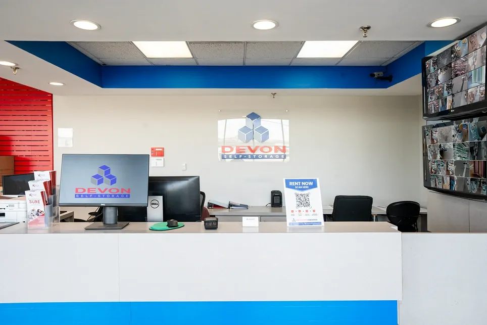 office of storage facility