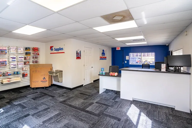 Store front, office area with storage supplies in Lake Mary, FL