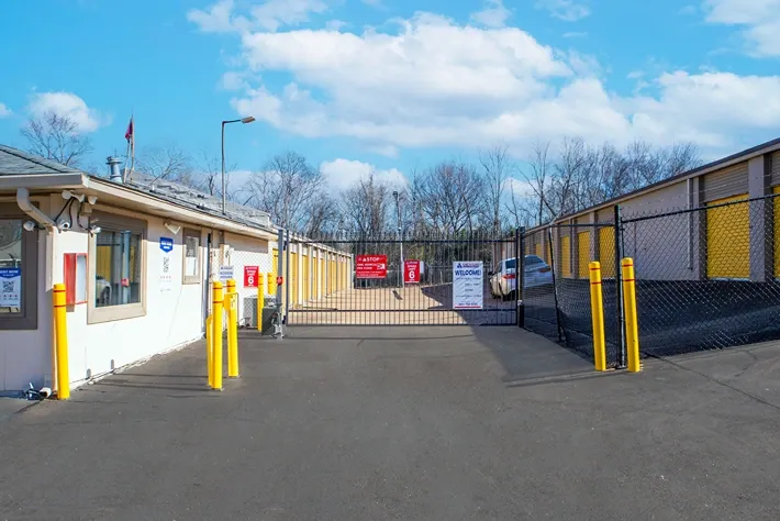 Gated entry to Devon Self Storage - West Street