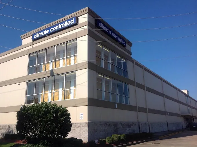 Outdoor view of multistory storage facility Devon Self Storage - 5961 Interstate