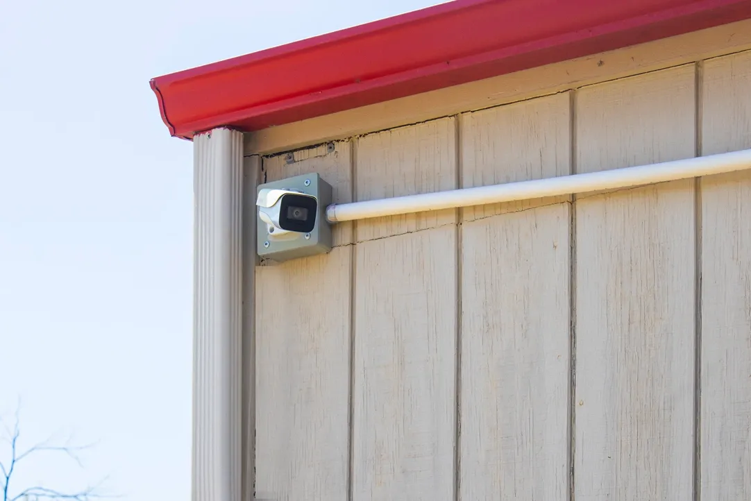 security camera at secure storage in Memphis on Winchester