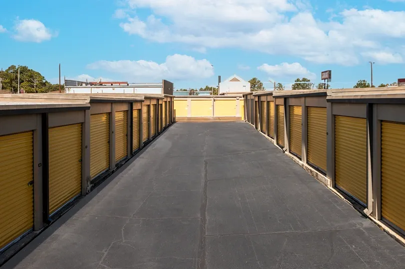 Exterior view of Devon Self Storage - Two Notch Road, drive up storage