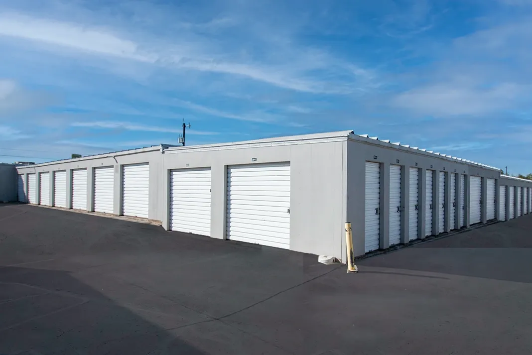 Drive up storage units, outdoor storage units at Devon Self Storage - Perrin in San Antonio, TX