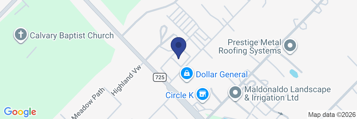 Map showing facility locations