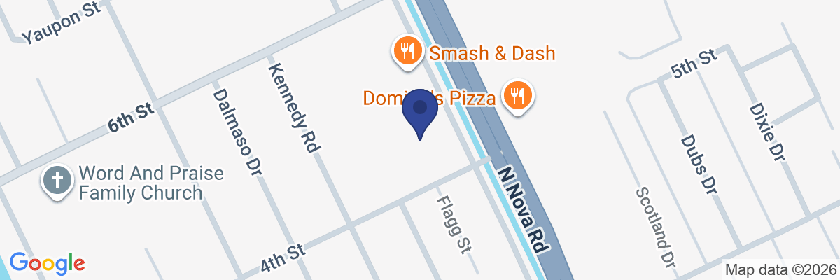 Map showing facility locations