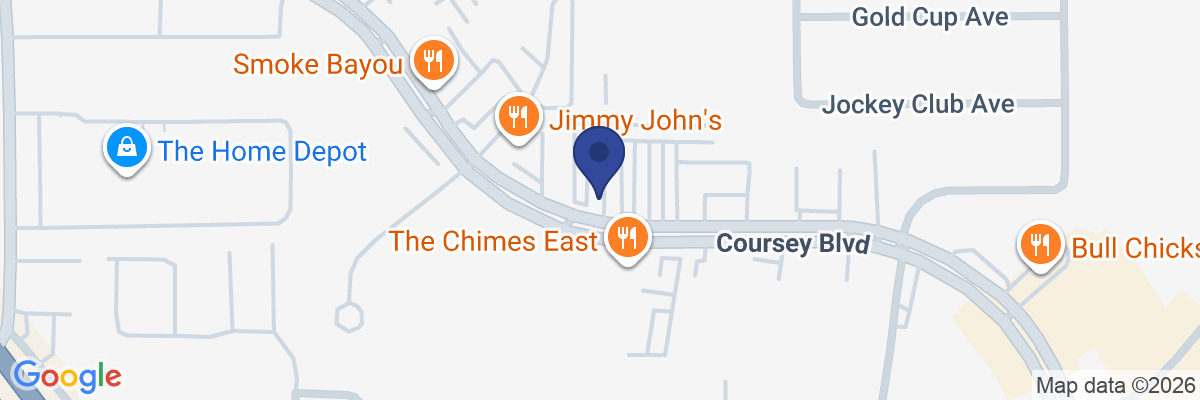 Map showing facility locations
