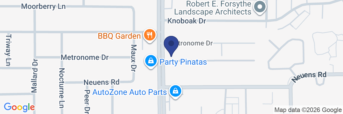 Map showing facility locations