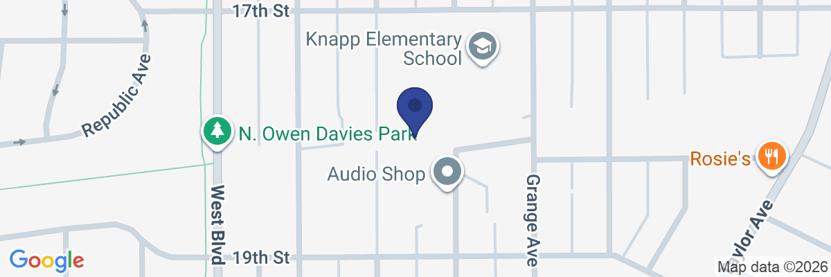 Map showing facility locations