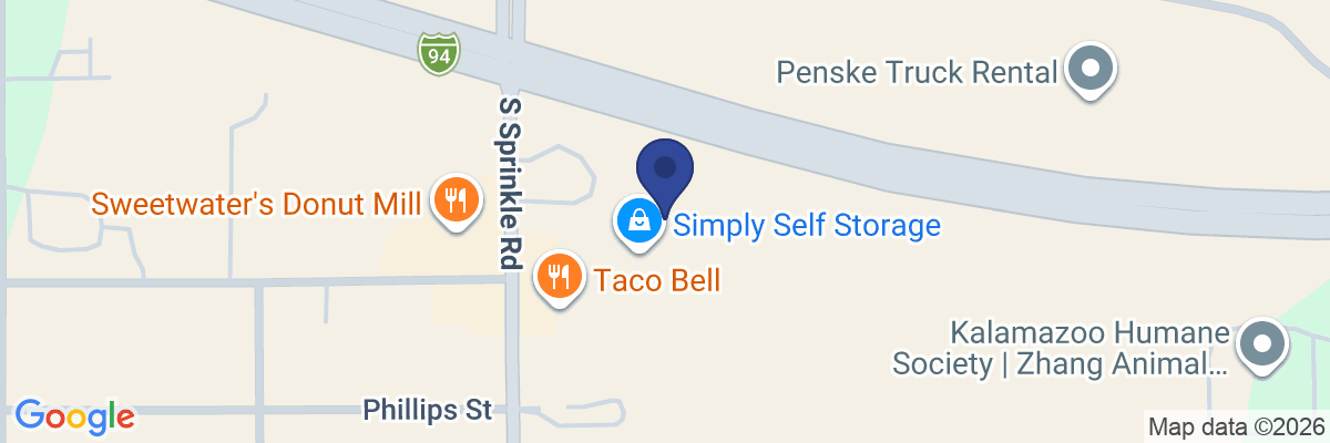 Map showing facility locations