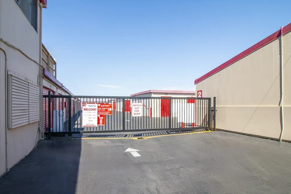 Gated, secure storage in Cathedral City, CA at Devon Self Storage Ramon Road