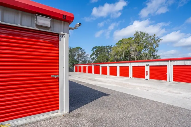 Secure, drive up storage in Lake Mary, FL at Devon Self Storage Emma Oaks