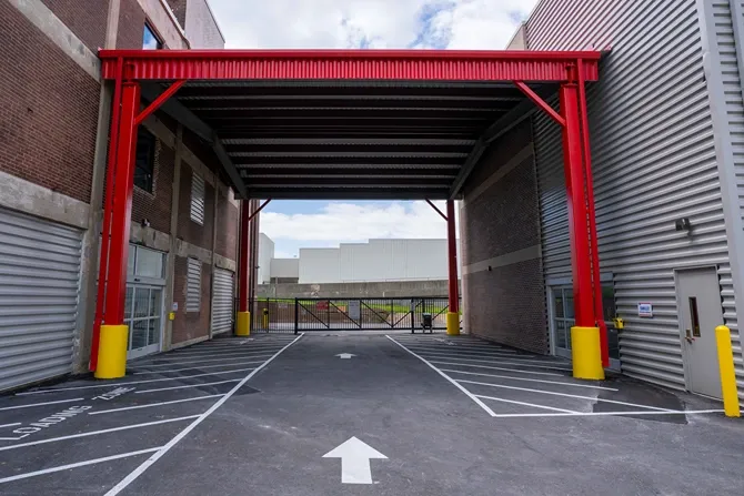 Covered entrance