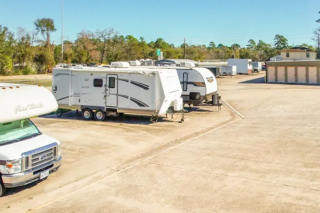 RV storage, parking storage at Devon Self Storage Pinehurst, TX