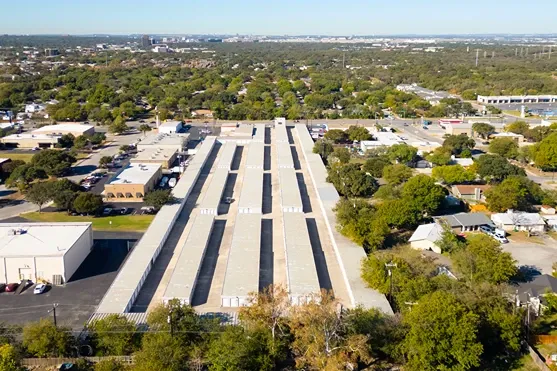 Aerial view of Devon Self Storage - Perrin in San Antonio, TX