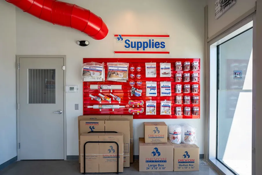Devon Self Storage - Admiral Wilson, NJ, storage supplies, boxes