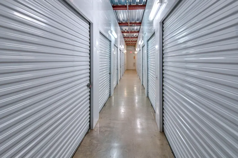 hallway, indoor storage Self Storage in Southwest Fort Worth, TX