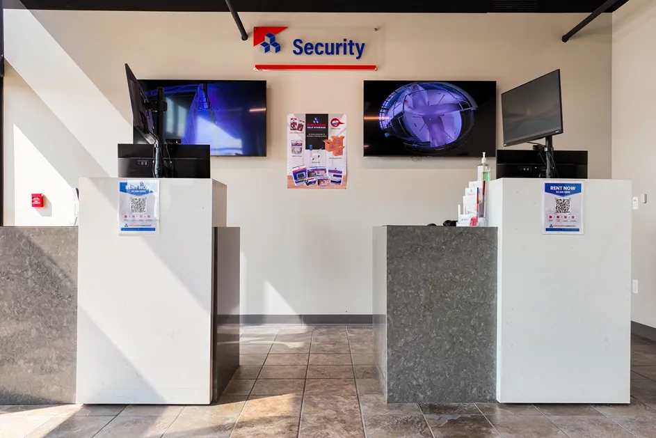 Interior view of Devon Self Storage office in Eau Claire