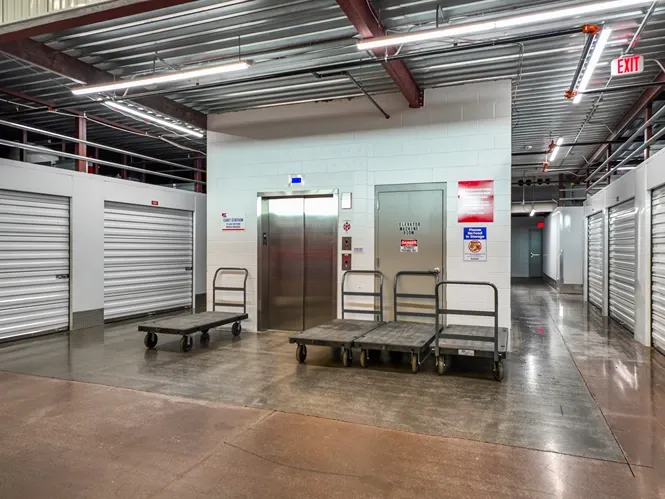 Interior image of Devon Self Storage cart station