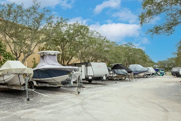Outdoor storage, parking storage, uncovered storage for Boats and Trailers in St. Petersburg, FL