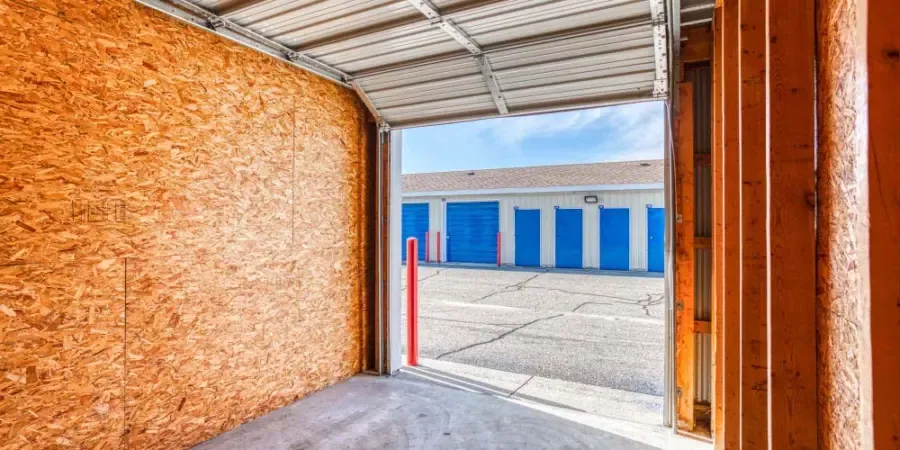 Inside of a self storage unit in Jenison, Michigan at Devon Self Storage