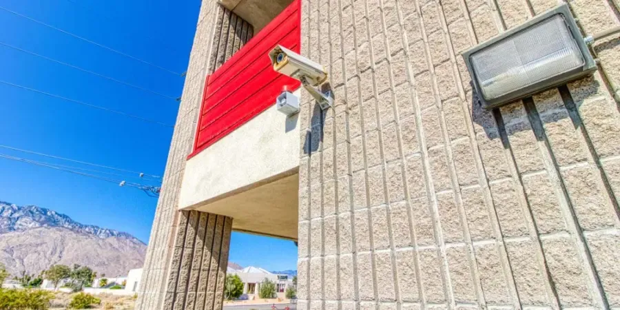 Video camera at Devon Self Storage in Palm Springs, California