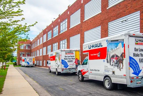 UHaul Drive Up Access at Devon Self Storage