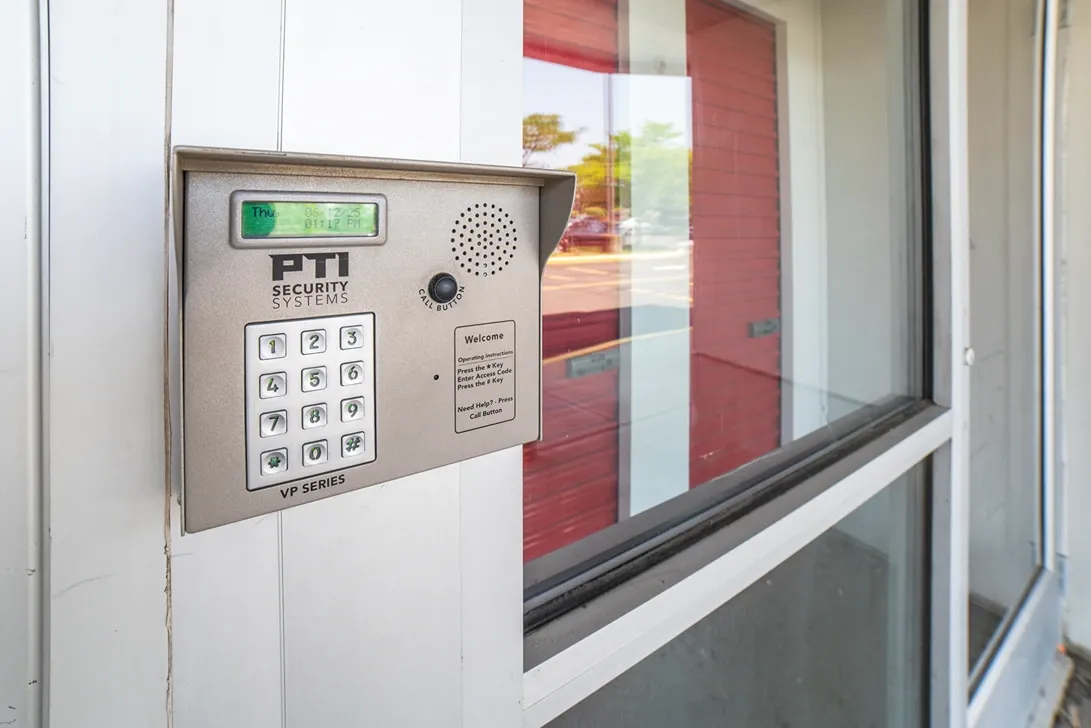 Exterior image of Devon Self Storage keypad Hazlet, NJ
