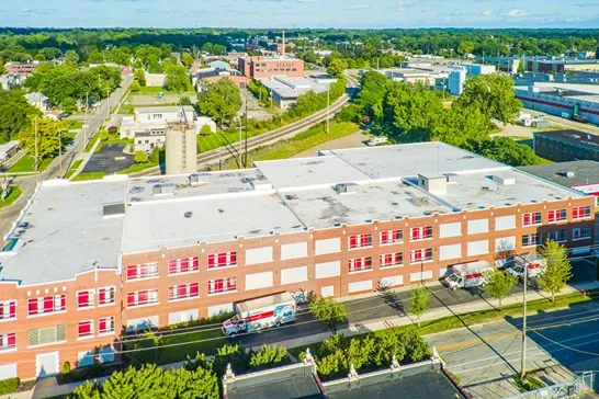 Drone View of Devon Self Storage