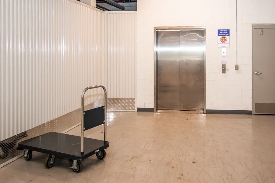 Interior cart station image at Devon Self Storage Devon - Buchanan Ave
