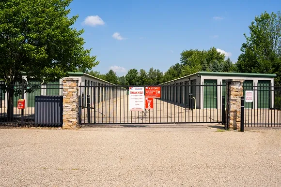 Exterior image of Devon Self Storage access gate