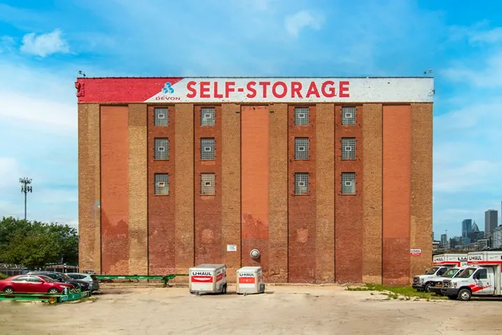 Devon Self Storage facility with climate-controlled units and secure gated entry