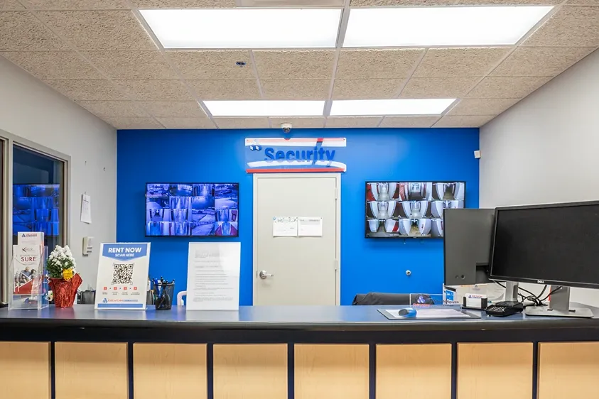 Interior image of Devon Self Storage office