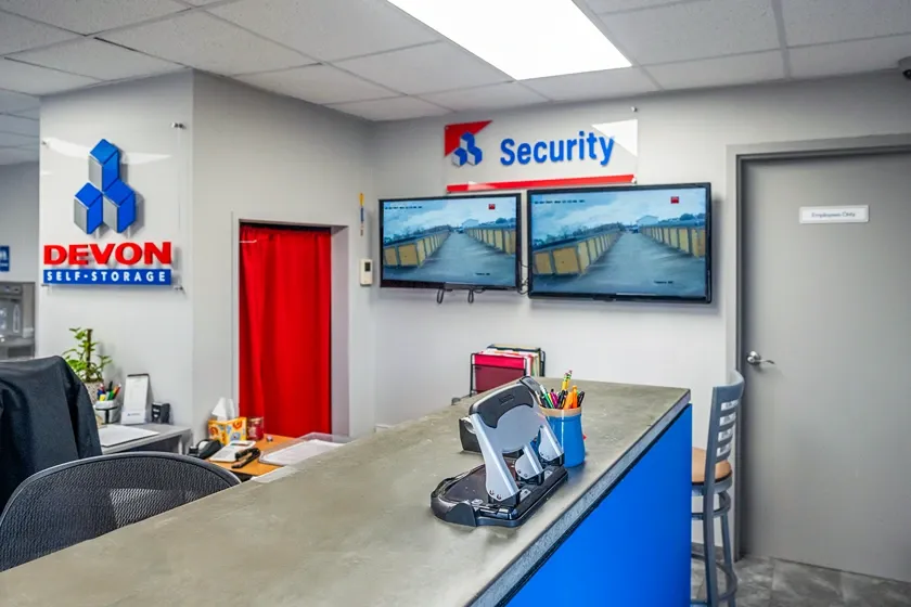Interior image of Devon Self Storage office Devon Self Storage - Coursey Blvd