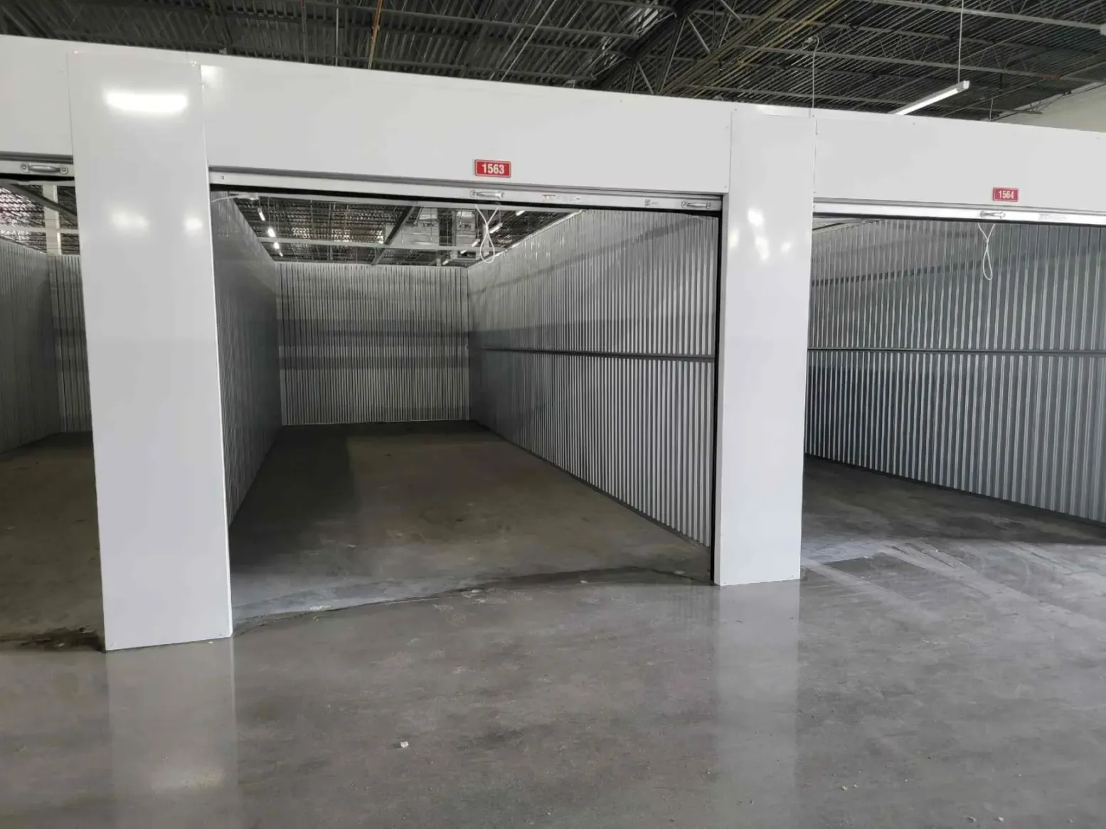 Empty units at Devon Self Storage in Macon.