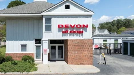 Exterior Image of Devon Self Storage office in Williamsburg, VA