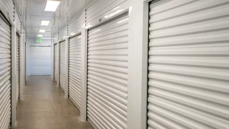 Inside view of medium size storage units at Devon Self Storage - Athens GA