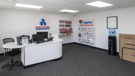 Self Storage Units in New Braunfels office area and storage supplies