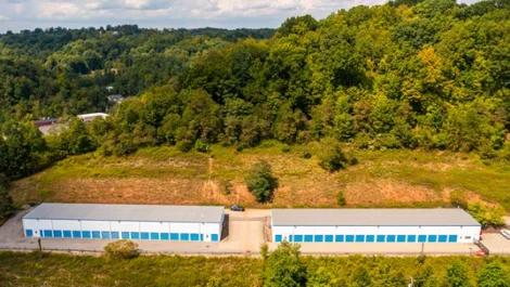 Self Storage in Pittsburgh, PA, drone view