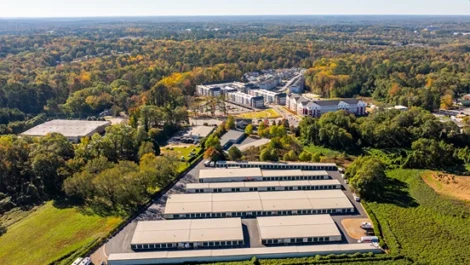 Exterior sky view at Devon Self Storage - Athens GA
