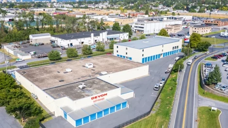 Drone view of Devon Self Storage - Harrisburg