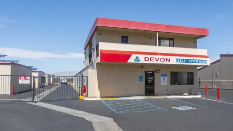 Gated, secure storage in Cathedral City, CA at Devon Self Storage Ramon Road