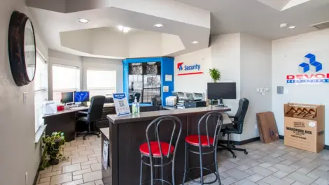 Office area at Self Storage in Greenville, TX