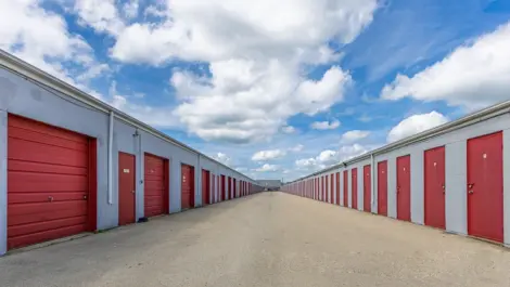 Drive up storage, wide lanes at Storage Units in Urbana, IL