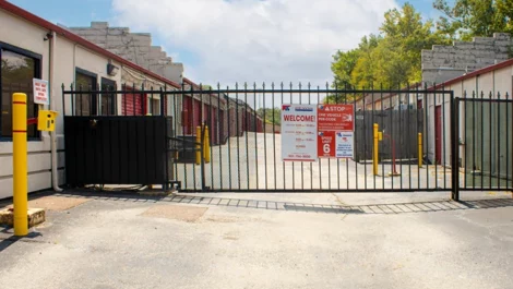 secure, gated storage facility in Memphis